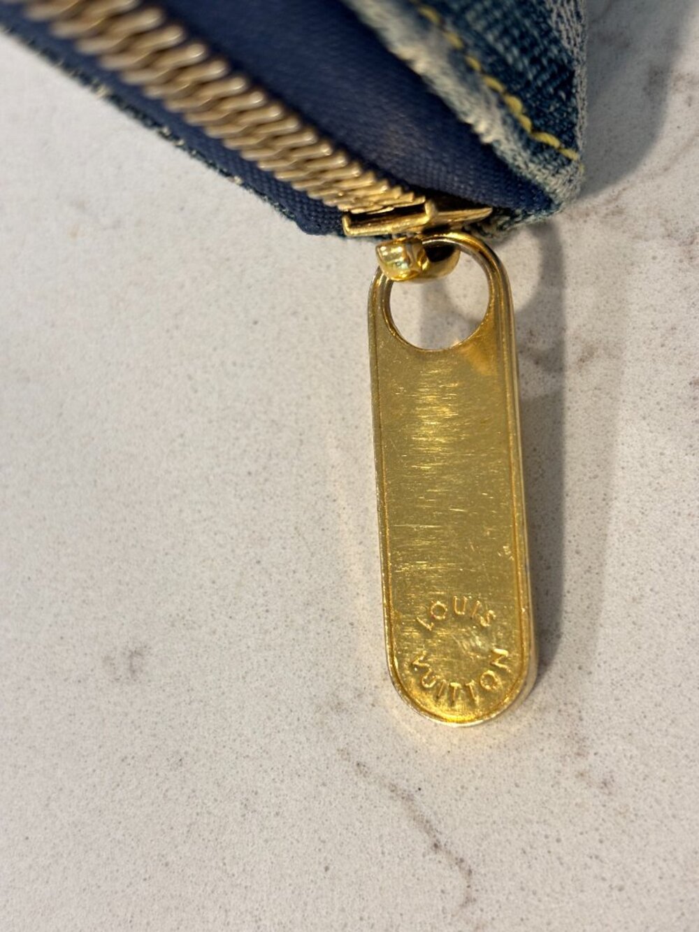 Louis Vuitton Denim Wallet - Picture 6 of 8